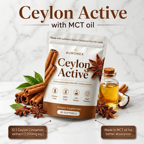 Ceylon Active 7200mg Equivalent with MCT Oil